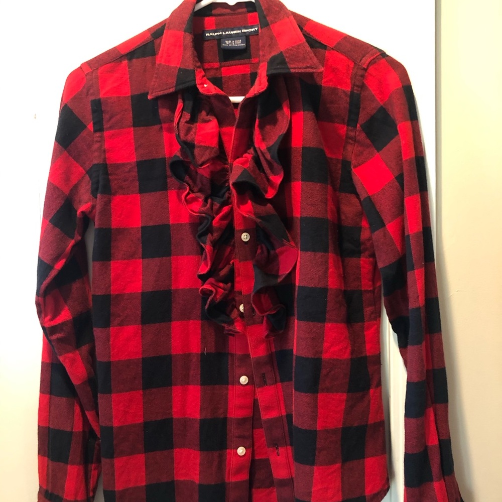 Ralph Lauren Buffalo Plaid Shirt size 4